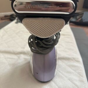 Compact Purple Garment Steamer